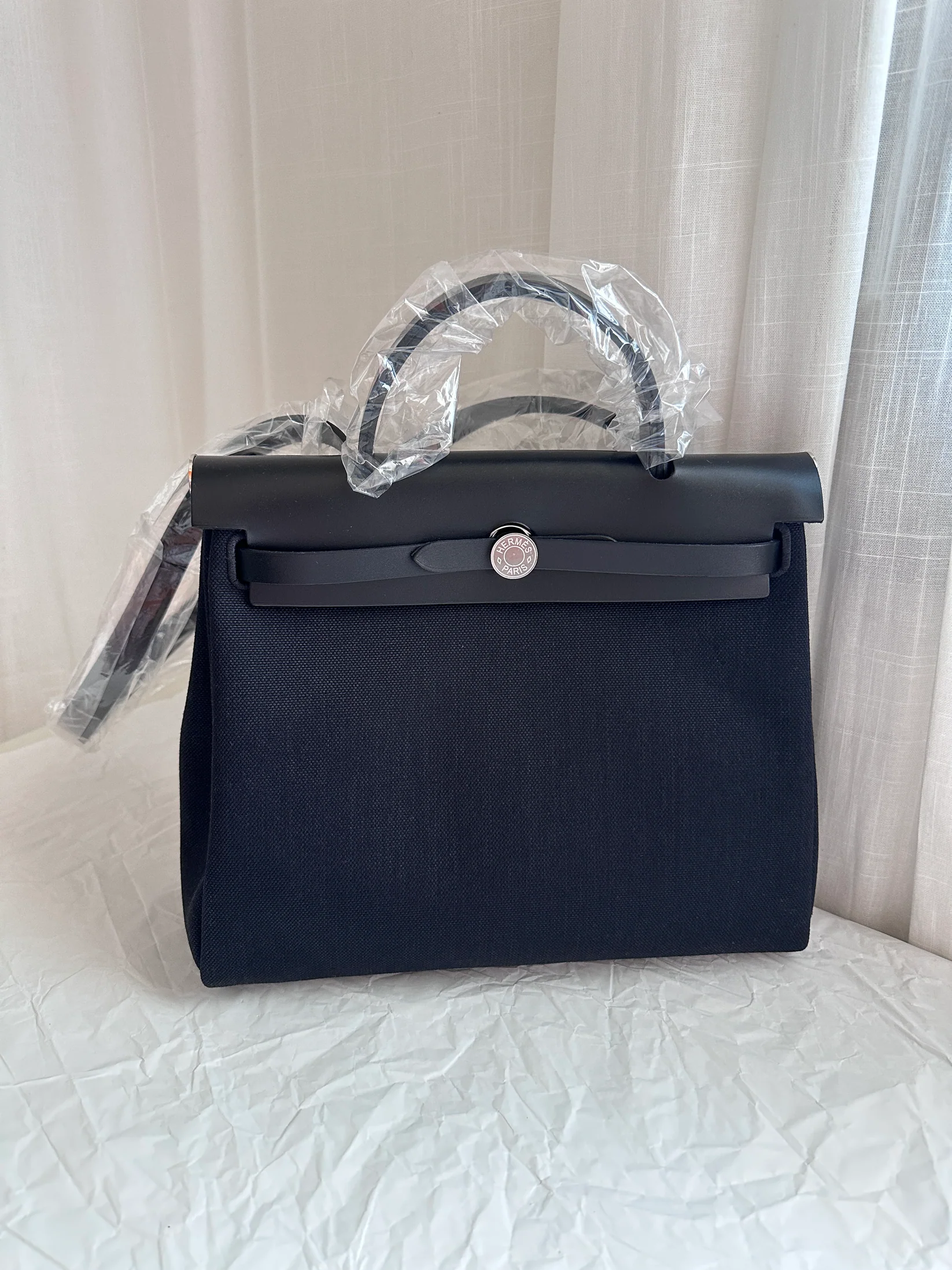 Hermes Herbag 31 Black PHW — authenticated Hermès Herbag 31 on WearIt